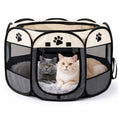 Load image into Gallery viewer, Pet Haven | Dog Playpen with Breathable Mesh Panels | Portable Indoor & Outdoor Secure Space for Pets
