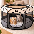 Load image into Gallery viewer, Pet Haven | Dog Playpen with Breathable Mesh Panels | Portable Indoor & Outdoor Secure Space for Pets
