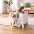 Load image into Gallery viewer, Smart Cat Litter Box | Automatic Self-Cleaning with Odor Control | Spacious Open-Top Design for Stress-Free Use
