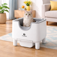 Load image into Gallery viewer, Smart Cat Litter Box | Automatic Self-Cleaning with Odor Control | Spacious Open-Top Design for Stress-Free Use
